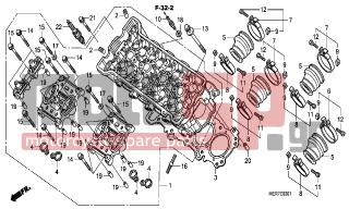 HONDA - CBF600N (ED) 2008 - Κινητήρας/Κιβώτιο Ταχυτήτων - CYLINDER HEAD (CBF600S8/SA8/N8/NA8) - 94301-08140- - DOWEL PIN, 8X14