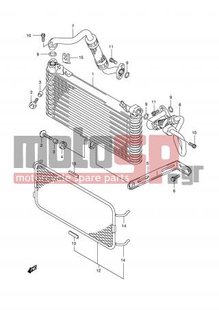 SUZUKI - GSX1300 BKing (E2)  2009 - Engine/Transmission - OIL COOLER