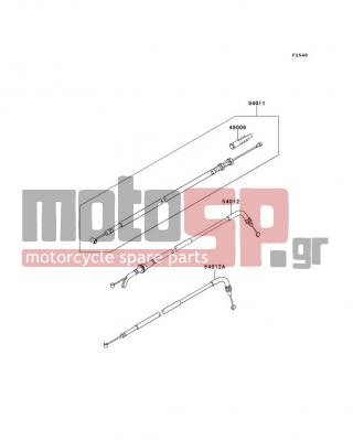 KAWASAKI - NINJA® 300 SE 2014 -  - Cables - 54012-0577 - CABLE-THROTTLE,PULL