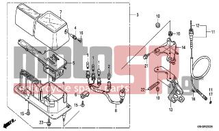 HONDA - XR125L (ED) 2005 - Electrical - METER - 44831-KRH-D20 - CABLE COMP., INNER