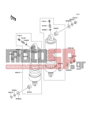 KAWASAKI - VULCAN 1500 NOMAD 1999 -  - Suspension/Shock Absorber - 11012-1283 - CAP