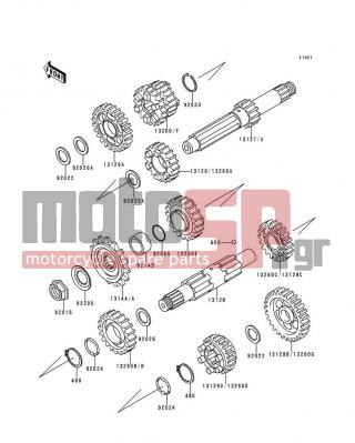 KAWASAKI - VULCAN 800 1999 - Engine/Transmission - Transmission - 92015-1963 - NUT,20MM