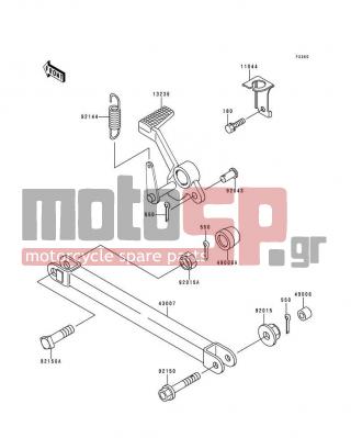 KAWASAKI - ZRX1100 1999 -  - Brake Pedal/Torque Link