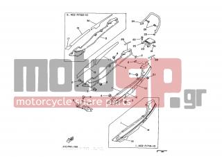 YAMAHA - RD350LC (ITA) 1991 - Body Parts - SIDE COVER - 1YH-F1650-50-6G - Rear Fender Comp.