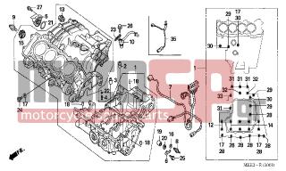 HONDA - CBR600RR (ED) 2004 - Κινητήρας/Κιβώτιο Ταχυτήτων - CRANKCASE - 90004-MEE-003 - BOLT, UBS, 8X98