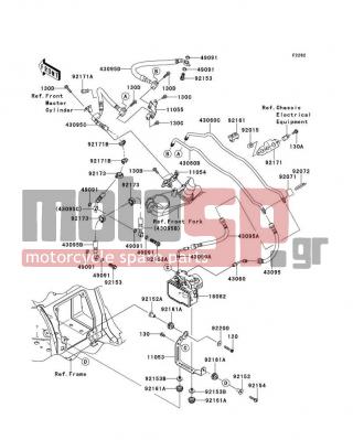 KAWASAKI - NINJA® ZX™-14R ABS 2014 -  - Brake Piping