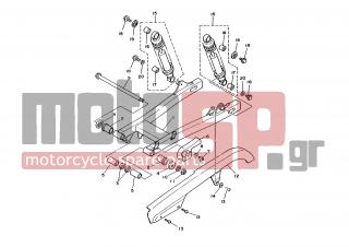 YAMAHA - XV250S (GRC) 1998 - Suspension - REAR ARM SUSPENSION - 90201-087G2-00 - Washer, Plate