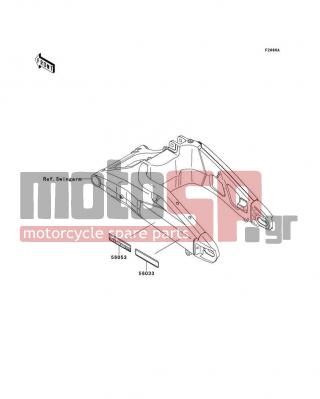 KAWASAKI - VERSYS® 2014 - Body Parts - Labels(CEF) - 56053-0496 - LABEL-SPECIFICATION,TIRE&LOAD