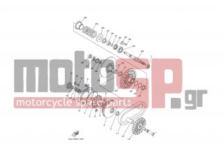 YAMAHA - XP500 T-MAX (GRC) 2003 - Engine/Transmission - CLUTCH 2 - 5GJ-15383-00-00 - Plate, Bearing Cover