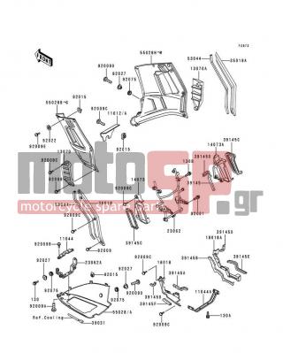 KAWASAKI - CONCOURS 1997 - Body Parts - Cowling Lowers