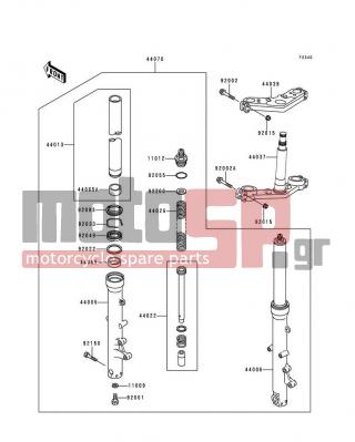 KAWASAKI - CONCOURS 1997 -  - Front Fork(ZG1000-A10-A13)