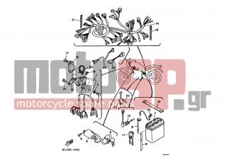 YAMAHA - TDR250 (EUR) 1990 - Electrical - ELECTRICAL 1 - 3CL-82590-00-00 - Wire Harness Assy