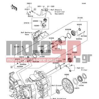 KAWASAKI - VULCAN® 1700 NOMAD™ ABS 2014 -  - Starter Motor - 92210-0188 - NUT,6MM