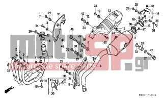 HONDA - CBR600RR (ED) 2006 - Exhaust - EXHAUST MUFFLER (CBR600RR5/6) - 90001-MG1-000 - SCREW, SPECIAL, 5X16