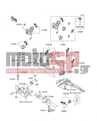 KAWASAKI - VULCAN® 1700 NOMAD™ ABS 2014 -  - Ignition Switch/Locks/Reflectors - 27010-0090 - SWITCH,CRUISE CONTROL