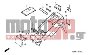 HONDA - CBR600F (ED) 2006 - Body Parts - REAR FENDER - 90505-HA0-680 - WASHER, 6X20