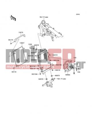 KAWASAKI - VULCAN® 1700 NOMAD™ ABS 2014 - Κινητήρας/Κιβώτιο Ταχυτήτων - Radiator