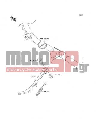 KAWASAKI - VULCAN® 1700 NOMAD™ ABS 2014 -  - Stand(s) - 92145-0687 - SPRING,SIDE STAND