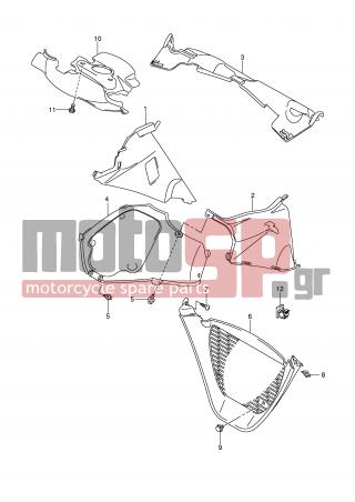 SUZUKI - GSX-R1000 (E2) 2005 - Body Parts - INNER COWLING - 09148-05038-000 - NUT, LH