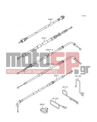 KAWASAKI - NINJA® ZX™-6R 1997 -  - Cables