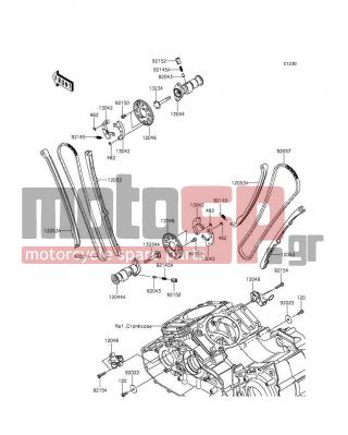 KAWASAKI - VULCAN® 1700 VAQUERO® ABS SE 2014 - Κινητήρας/Κιβώτιο Ταχυτήτων - Camshaft(s)/Tensioner - 92043-0163 - PIN