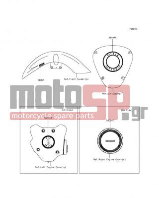 KAWASAKI - VULCAN® 1700 VAQUERO® ABS SE 2014 - Εξωτερικά Μέρη - Decals(M.S.Black)(KEF)