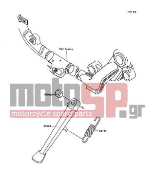 KAWASAKI - VULCAN 1500 L 1997 -  - Stand(s) - 92144-1293 - SPRING,SIDE STAND