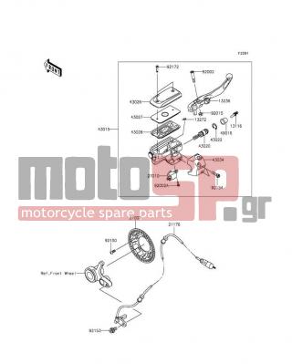 KAWASAKI - VULCAN® 1700 VOYAGER® ABS 2014 -  - Front Master Cylinder