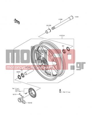 KAWASAKI - VULCAN® 1700 VOYAGER® ABS 2014 -  - Front Wheel