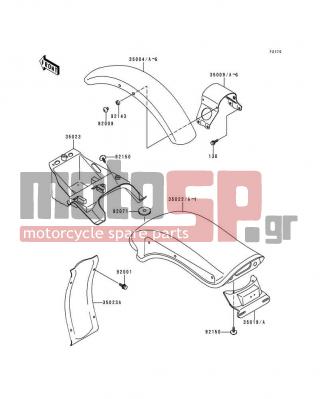 KAWASAKI - VULCAN 800 1997 - Body Parts - Fenders