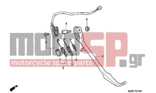 HONDA - VF750C  (ED) 1999 - Frame - STAND - 50542-MB0-611 - SUB SPRING, SIDE STAND