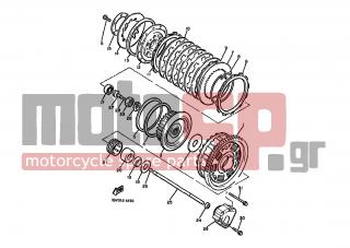 YAMAHA - FJ1100 (EUR) 1985 - Engine/Transmission - CLUTCH - 93210-06422-00 - O-ring