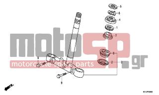 HONDA - CBR250R (ED) ABS   2011 - Frame - STEERING STEM - 90506-425-830 - WASHER, LOCK