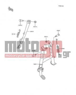 KAWASAKI - NINJA® 600R 1996 -  - Stand(s)