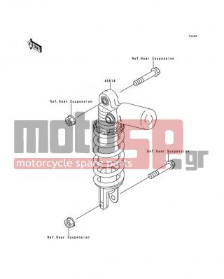 KAWASAKI - NINJA® ZX™-7RR 1996 -  - Shock Absorber(s) - 45014-1614 - SHOCKABSORBER,ZX-7RR