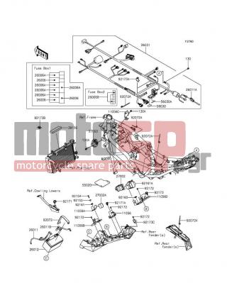 KAWASAKI - Z250SL 2014 -  - Chassis Electrical Equipment