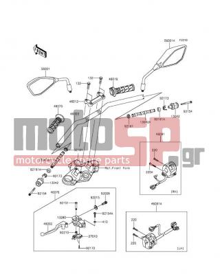 KAWASAKI - Z250SL 2014 -  - Handlebar - 92172-0788 - SCREW,3X16