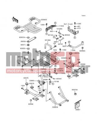 KAWASAKI - VOYAGER XII 1996 -  - Accessory(Trunk Bracket)