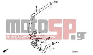 HONDA - FJS600A (ED) ABS Silver Wing 2007 - Engine/Transmission - AIR INJECTION VALVE - 36172-MN5-003 - SUSPENSION, SOLENOID VALVE