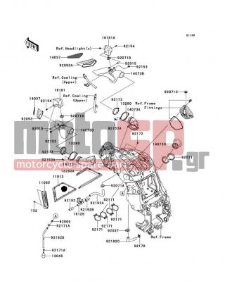 KAWASAKI - CONCOURS® 14 ABS 2013 - Engine/Transmission - Air Cleaner