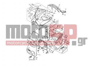 YAMAHA - XT660Z (GRC) Tenere 1996 - Εξωτερικά Μέρη - COWLING 1 - 90150-05023-00 - Screw, Round Head