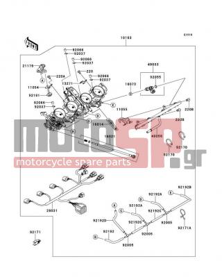 KAWASAKI - CONCOURS® 14 ABS 2013 - Engine/Transmission - Throttle - 92171-0687 - CLAMP