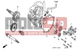 HONDA - SCV100F (ED) Lead 2005 - Κινητήρας/Κιβώτιο Ταχυτήτων - TRANSMISSION - 90701-KPL-900 - DOWEL PIN, SPECIAL, 8X14