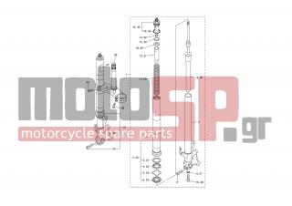 YAMAHA - YZF R1 (GRC) 2008 - Suspension - FRONT FORK - 4PU-23145-01-00 - Oil Seal