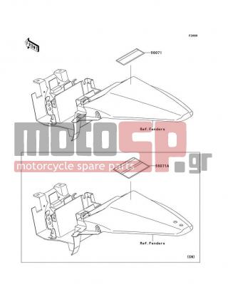 KAWASAKI - KLX®110L 2013 - Body Parts - Labels - 56071-0019 - LABEL-WARNING,OFF LOAD ONLY