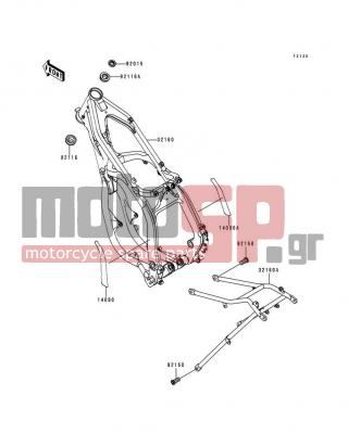 KAWASAKI - KX250 1995 -  - Frame