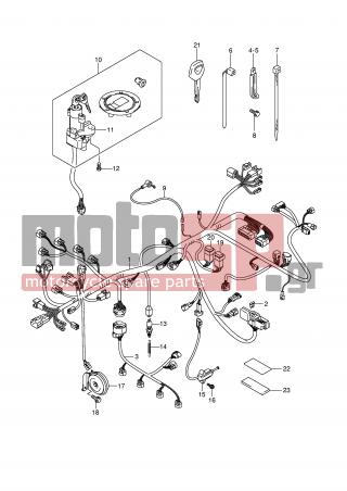SUZUKI - GSF650SA (E2) 2008 - Electrical - WIRING HARNESS (GSF650K7/K8/UK7/UK8) - 37840-25D00-000 - SWITCH ASSY, SIDE STAND