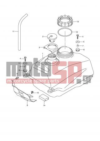 SUZUKI - UH200 (P19) Burgman 2007 - Body Parts - FUEL TANK - 09409-06314-000 - CLIP
