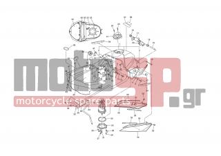 YAMAHA - YZF R1 (GRC) 2006 - Body Parts - FUEL TANK - 5PW-2411J-01-00 - Damper, Side Cover
