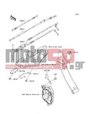 KAWASAKI - NINJA® 1000 2013 -  - Cables - 54012-0566 - CABLE-THROTTLE